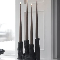 Mette Ditmer Adventsstager|Andet Boligtilbehør>Art Piece Four Candleholder Black