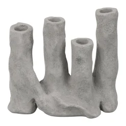 Mette Ditmer Adventsstager|Andet Boligtilbehør>Art Piece Four Candleholder Light Grey