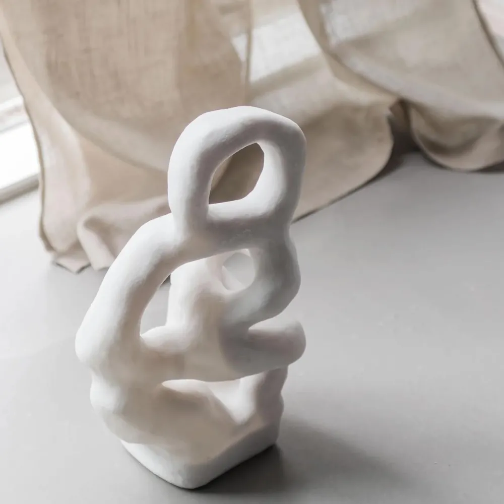 Mette Ditmer Andet Boligtilbehør|Keramik & Porcelæn>Art Piece Sculpture Off-White