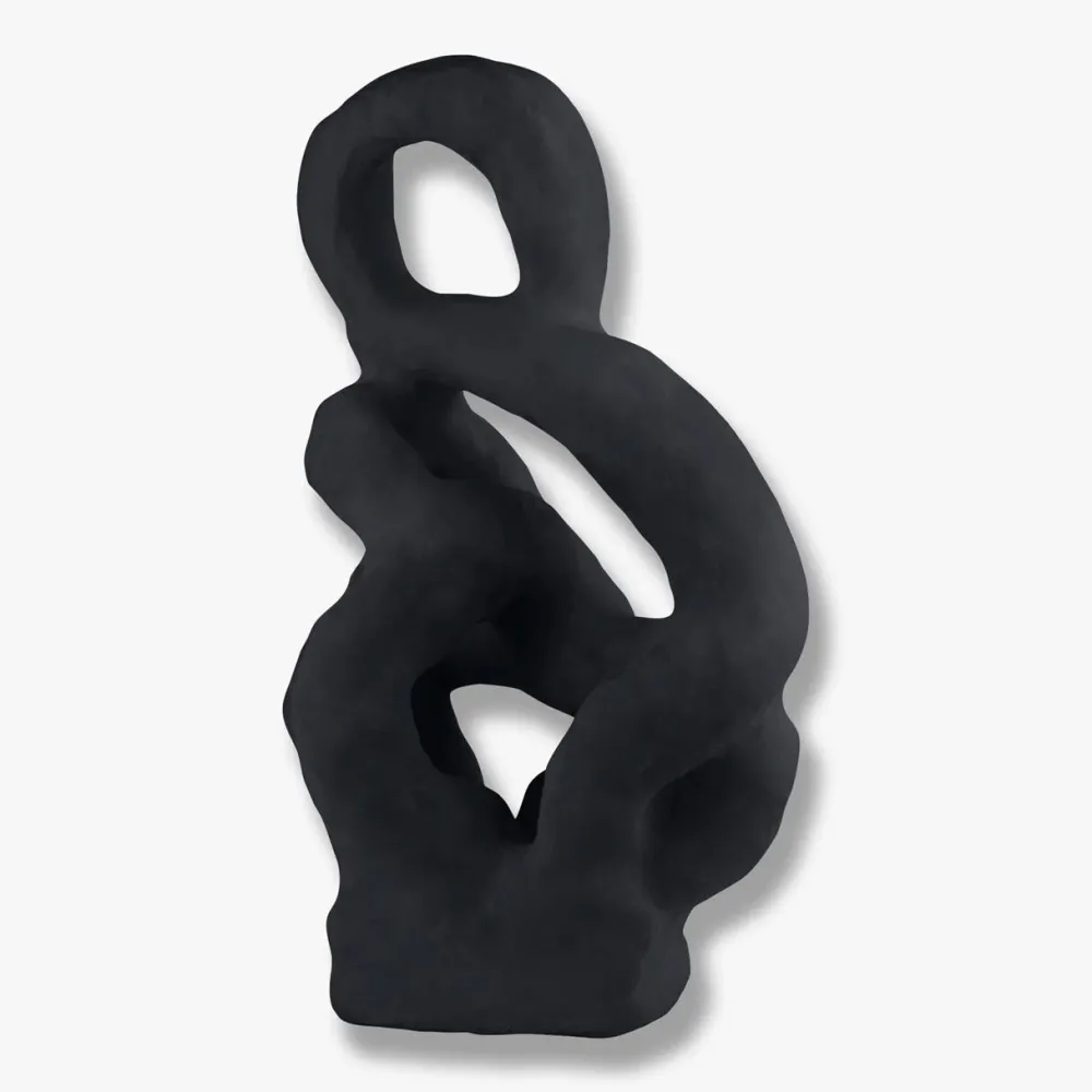 Mette Ditmer Andet Boligtilbehør|Keramik & Porcelæn>Art Piece Sculpture Black