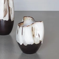 Mette Ditmer Andet Boligtilbehør|Vaser>By Hand Curve Vase Off-White Small