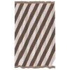 Mette Ditmer Badeværelse|Badtekstiler>Diagonal Shower Curtain Chocolate