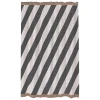 Mette Ditmer Badeværelse|Badtekstiler>Diagonal Shower Curtain Dark Grey