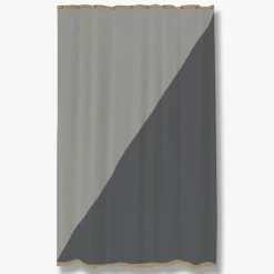 Mette Ditmer Badeværelse>Duet Shower Curtain Light Grey