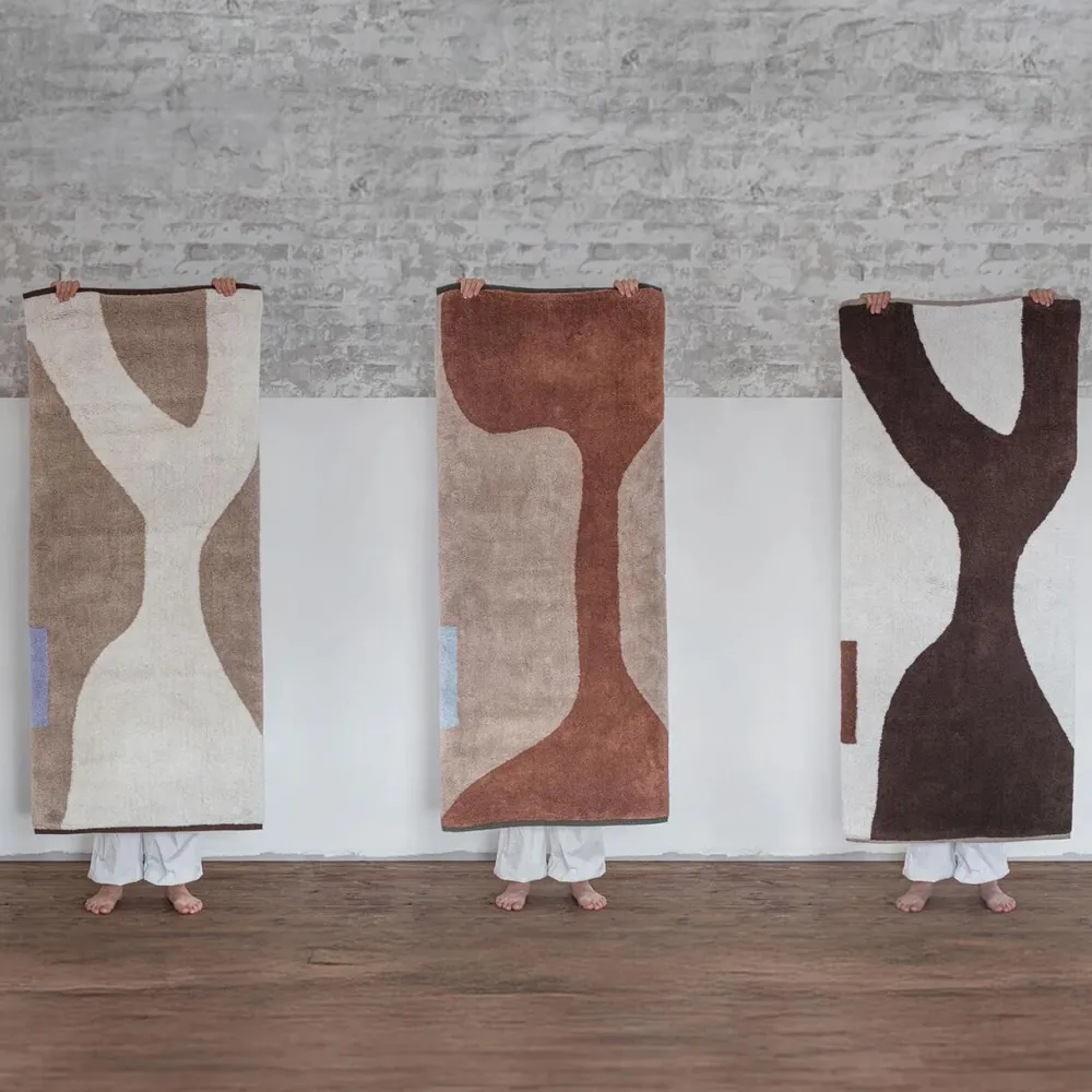 Mette Ditmer Tæpper & Måtter>Figura Rug Brown Medium