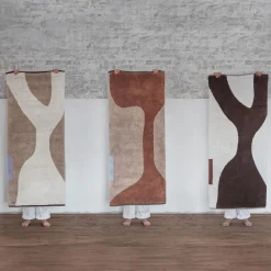 Mette Ditmer Tæpper & Måtter>Figura Rug Dark Olive Medium
