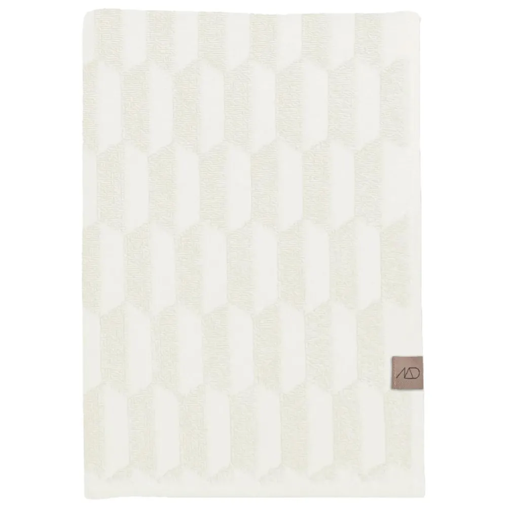 Mette Ditmer Badeværelse|Badtekstiler>Geo Towel Off-White