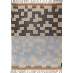 Mette Ditmer Plaider>Maze Throw Light Blue