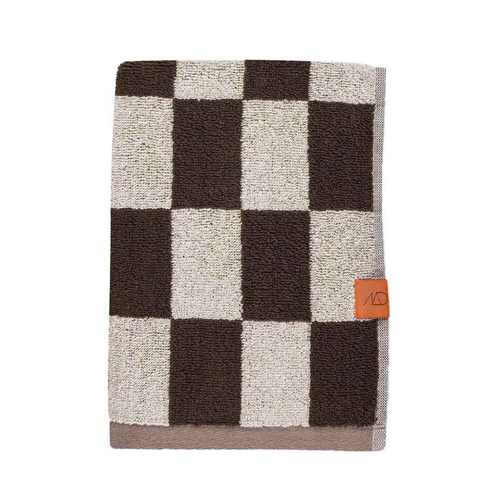 Mette Ditmer Badeværelse|Badtekstiler>Retro Guest Towels Chocolate