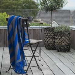 Mette Ditmer Plaider>Retro Throw Cobalt