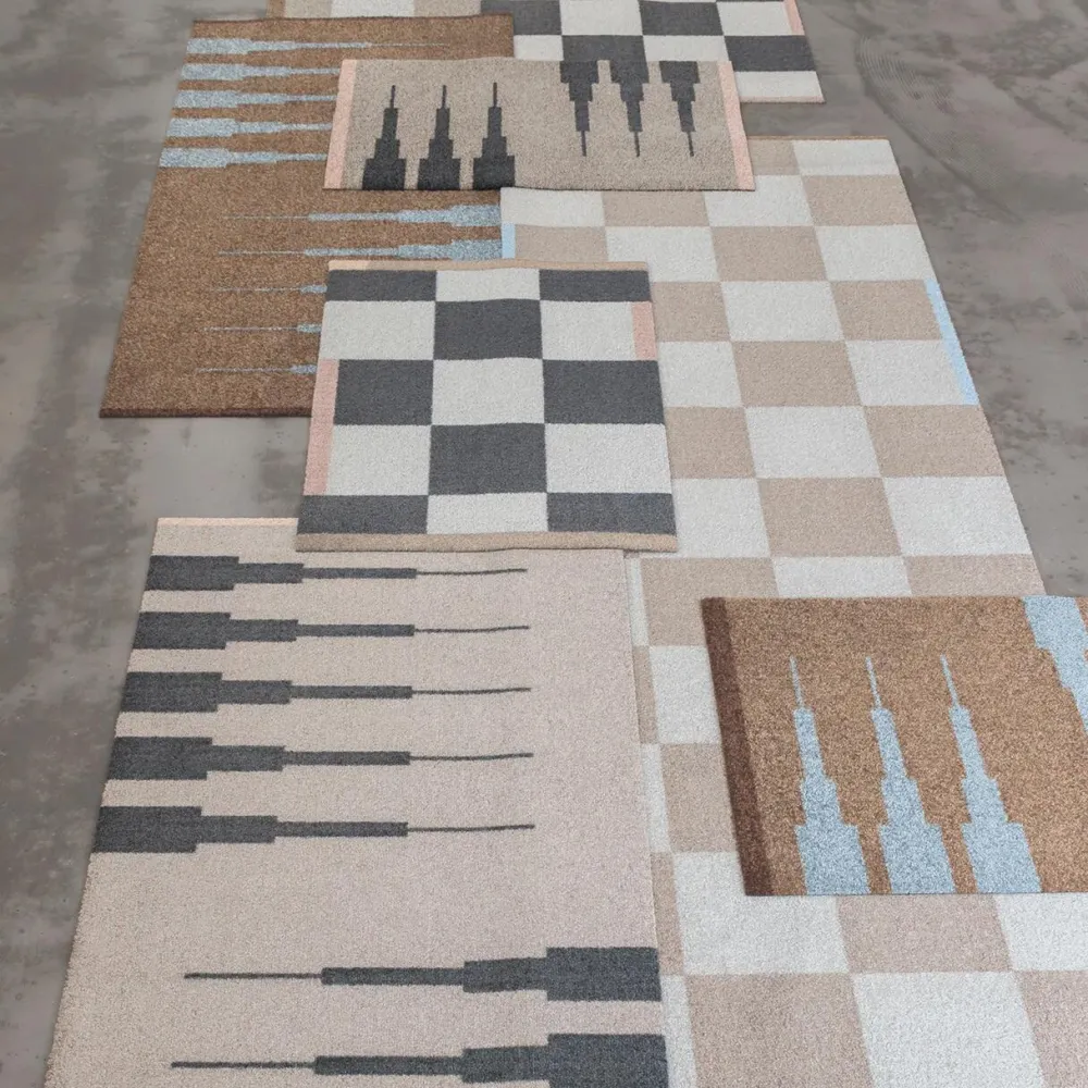 Mette Ditmer Entré|Badeværelse>Square All-Round Mat Camel Medium