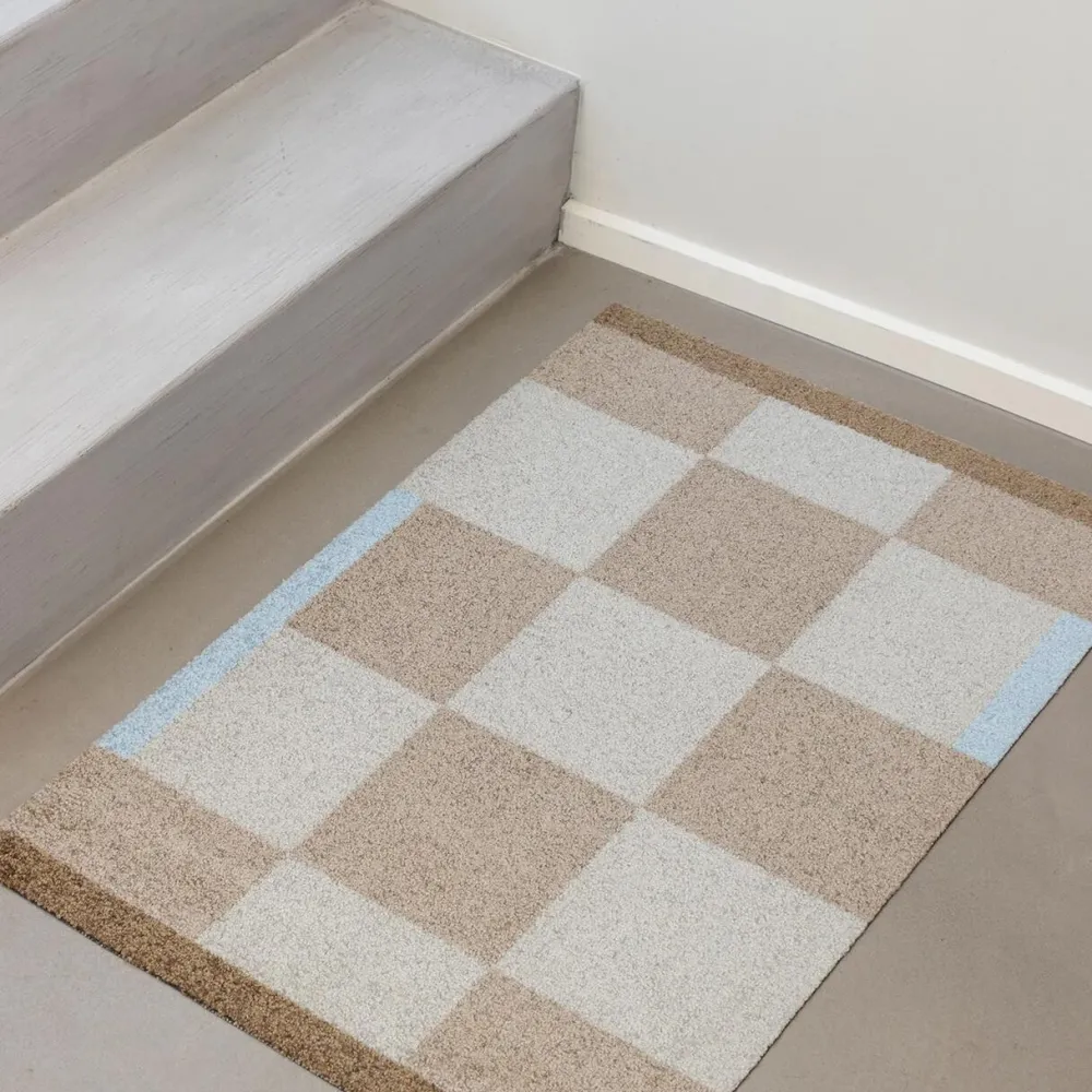 Mette Ditmer Entré|Tæpper & Måtter>Square All-Round Mat Camel Small