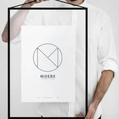 Moebe Stue|Badeværelse>Black Frame A2