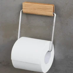 Moebe Badeværelse>Toilet Roll Holder Oak/Steel
