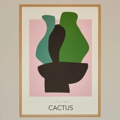 Andet Boligtilbehør|Illustrationer & Plakater>MONNA Studio Design Poster Cactus 50x70 cm