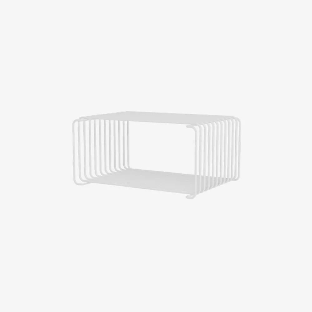 Montana Hylder|Stue>Panton Wire, Single, Half Height, Snow