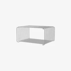 Montana Hylder|Stue>Panton Wire, Single, Half Height, Chrome