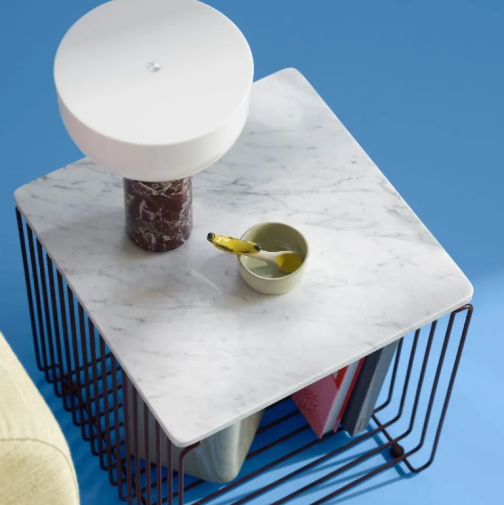 Montana Hylder|Stue>Verner Panton Wire Topplade Hvid Marmor
