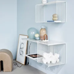 Montana Hylder|Stue>Verner Panton Wire Topplade Hvid Marmor