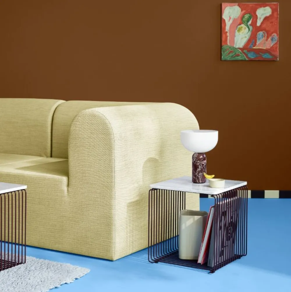 Montana Hylder|Stue>Verner Panton Wire Topplade Hvid Marmor