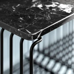 Montana Hylder|Stue>Verner Panton Wire Topplade Sort Marmor