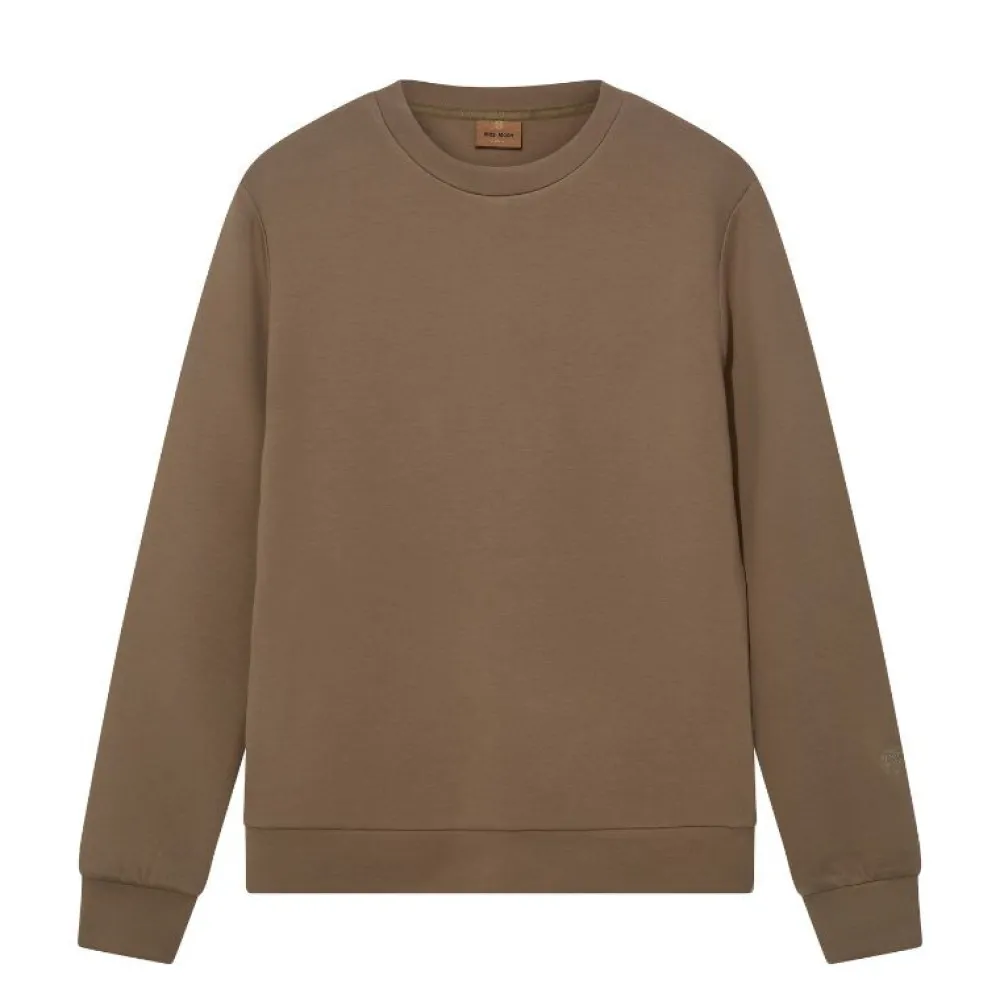 Mos Mosh Gallery Overdele>Abel Crew Neck Sweat New Sand