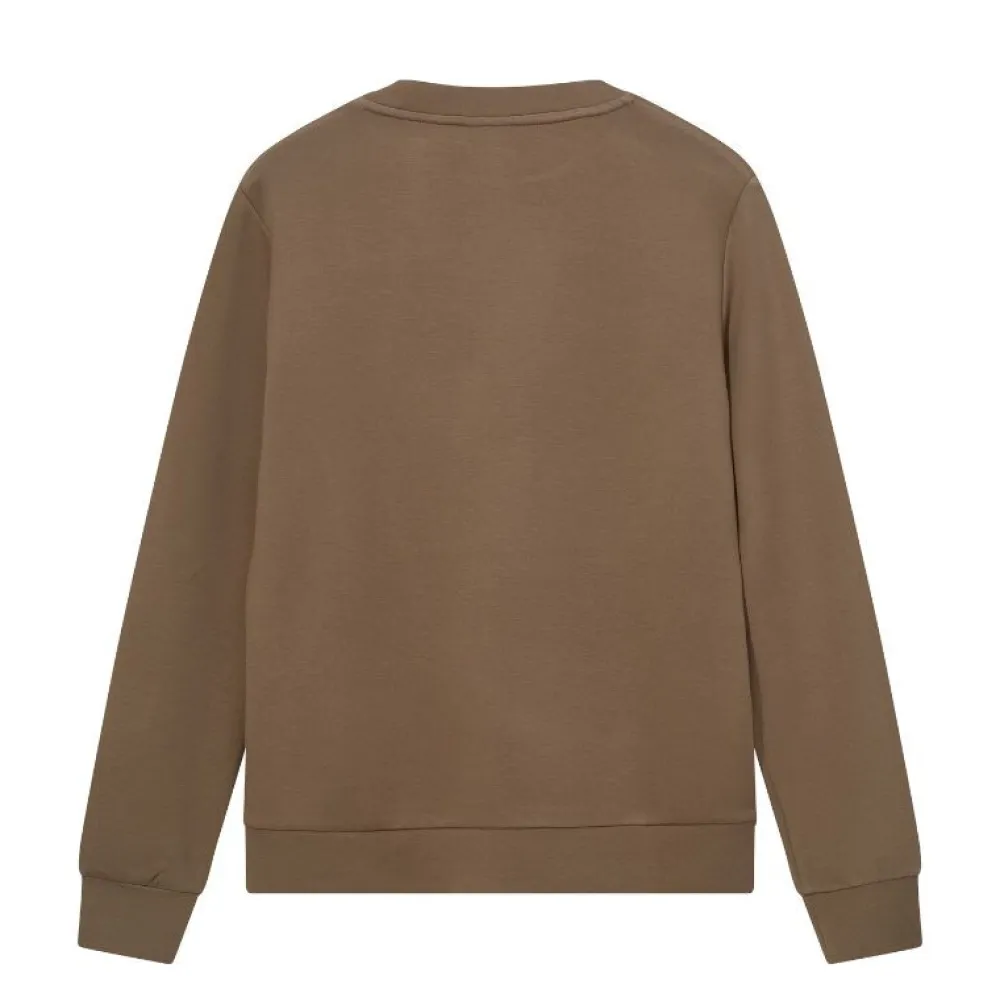 Mos Mosh Gallery Overdele>Abel Crew Neck Sweat New Sand