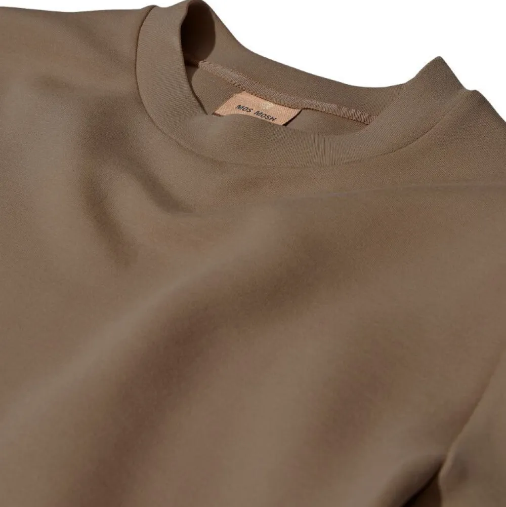 Mos Mosh Gallery Overdele>Abel Crew Neck Sweat New Sand
