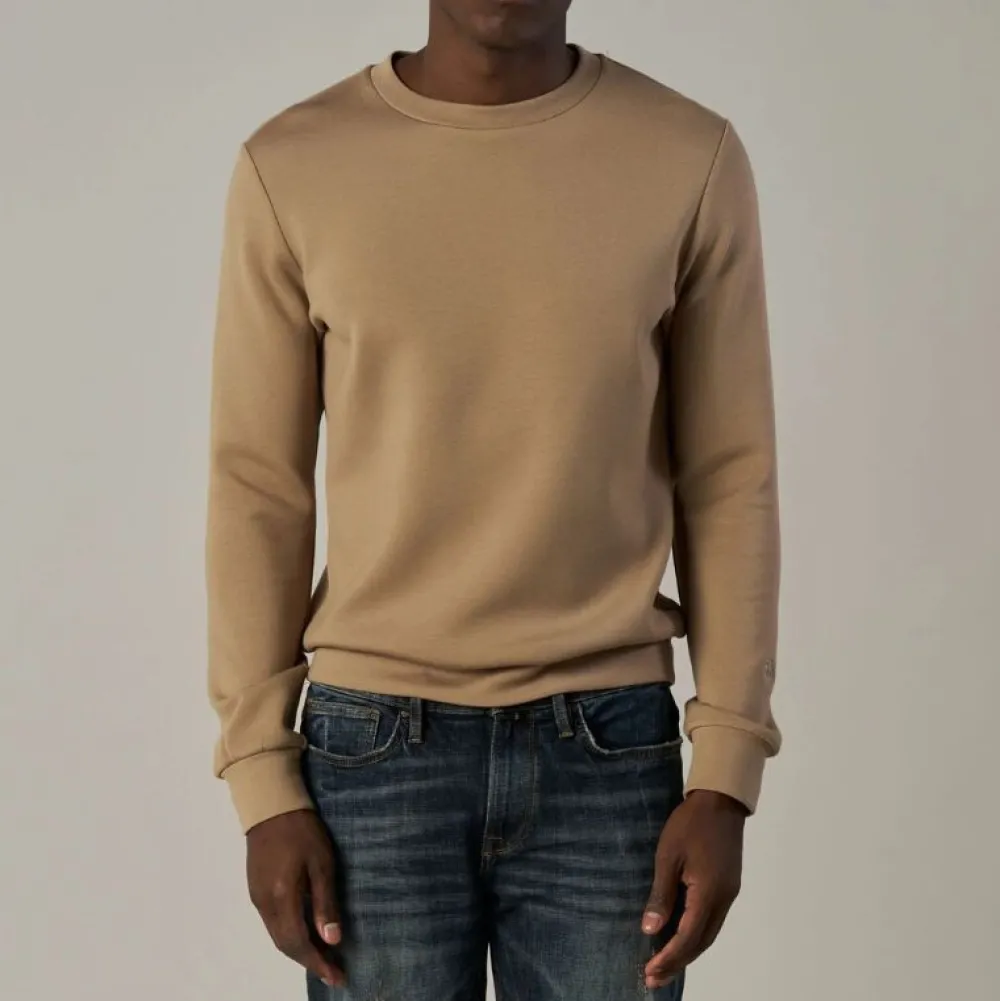 Mos Mosh Gallery Overdele>Abel Crew Neck Sweat New Sand