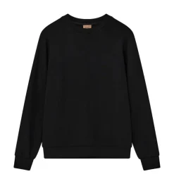 Mos Mosh Gallery Overdele>Abel Crew Neck Sweat Black