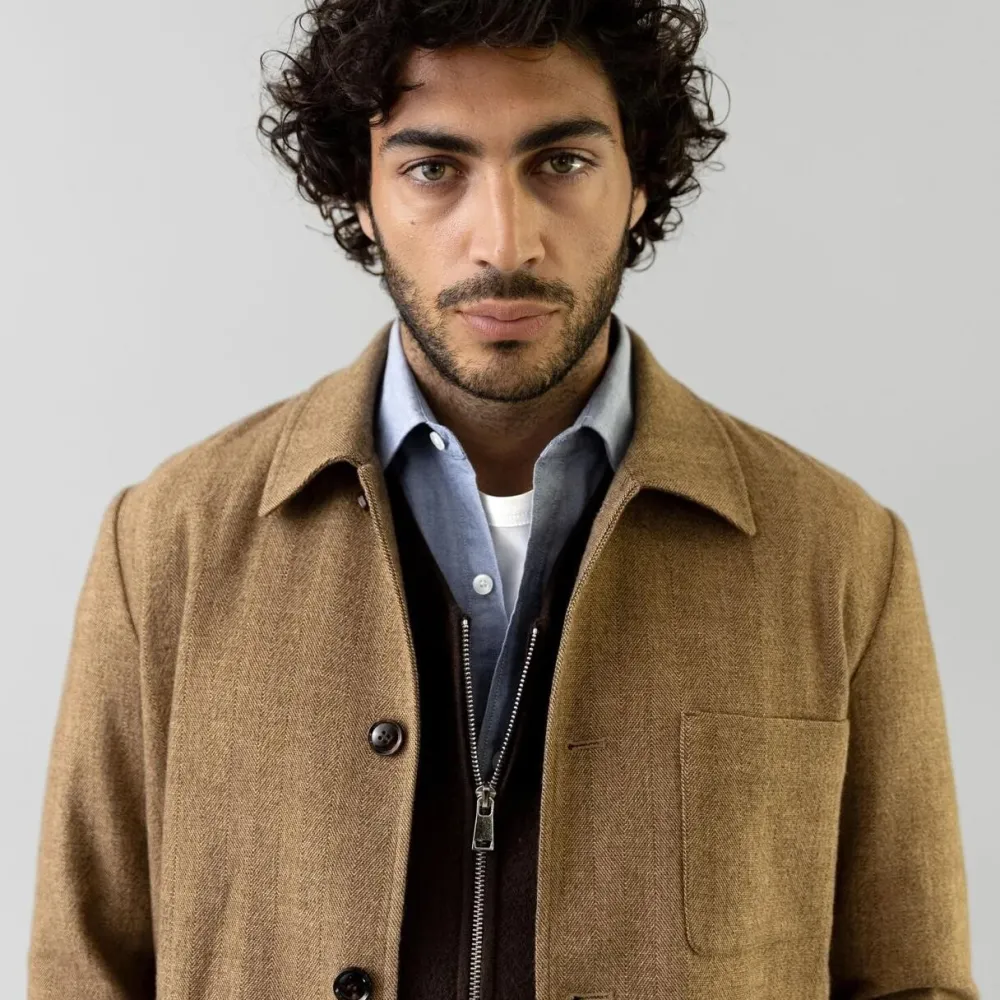 Mos Mosh Gallery Overtøj>Conor Herringbone Jacket Ermine