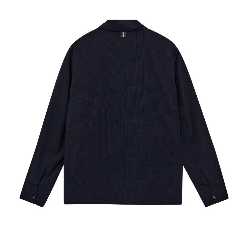 Mos Mosh Gallery Overtøj>Conor Seer Check Jacket Navy
