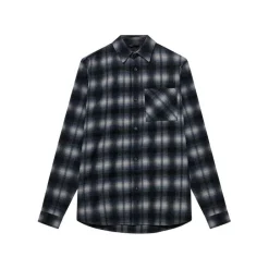 Mos Mosh Gallery Overdele>David Shadow Overshirt Salute Navy