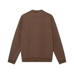 Mos Mosh Gallery Overdele>French Faded Sweatshirt Chocolate Brown
