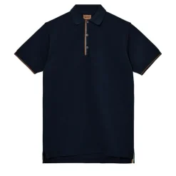Mos Mosh Gallery Overdele>Harvey Polo SS Tee Navy