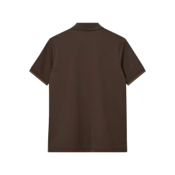 Mos Mosh Gallery Overdele>Harvey Polo SS Tee Chocolate Brown