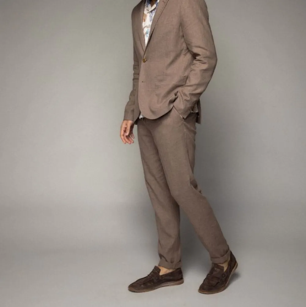 Mos Mosh Gallery Underdele>Hunt Plage String Pant Chocolate Chip Melange