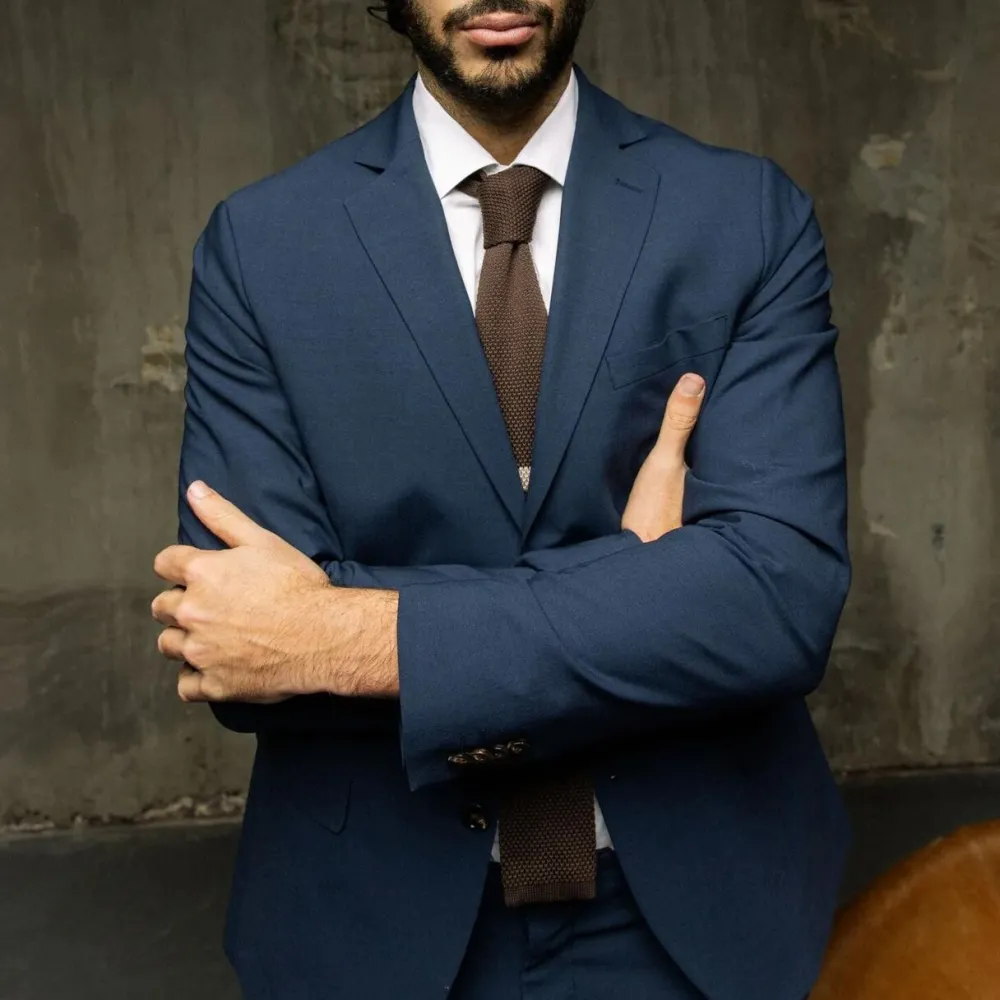 Mos Mosh Gallery Overdele>James Dynamic Luxe Blazer Navy