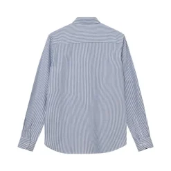 Overdele>Mos Mosh Gallery Marco Oxford Stripe Shirt Light Blue