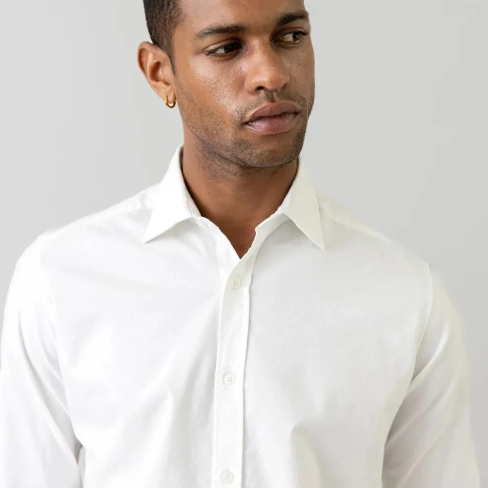 Mos Mosh Gallery Overdele>Marco Oxford Shirt White