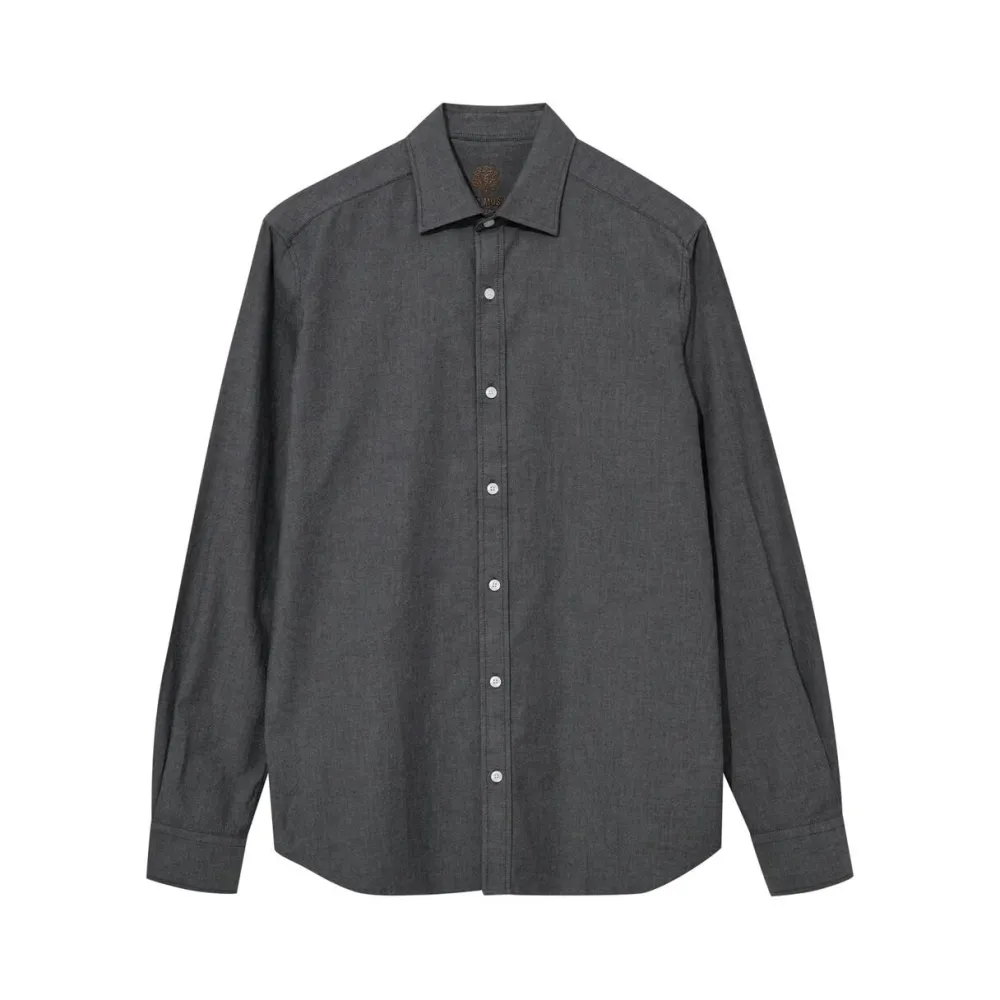 Mos Mosh Gallery Overdele>Marco Oxford Shirt Shade Grey