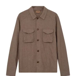 Mos Mosh Gallery Overtøj>Milo Plage Overshirt Chocolate Chip