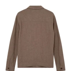 Mos Mosh Gallery Overtøj>Milo Plage Overshirt Chocolate Chip