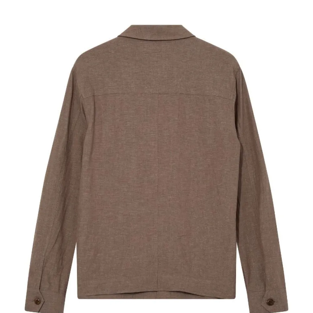 Mos Mosh Gallery Overtøj>Milo Plage Overshirt Chocolate Chip