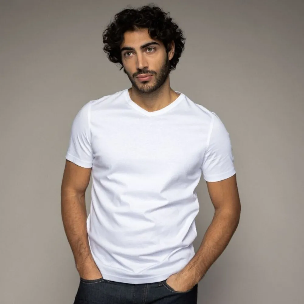 Mos Mosh Gallery Overdele>Perry O-SS Tee White