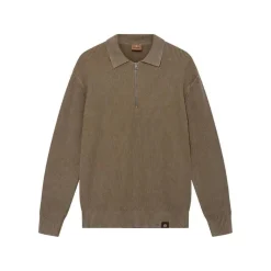 Mos Mosh Gallery Overdele>Royce Zip Polo Knit Ermine