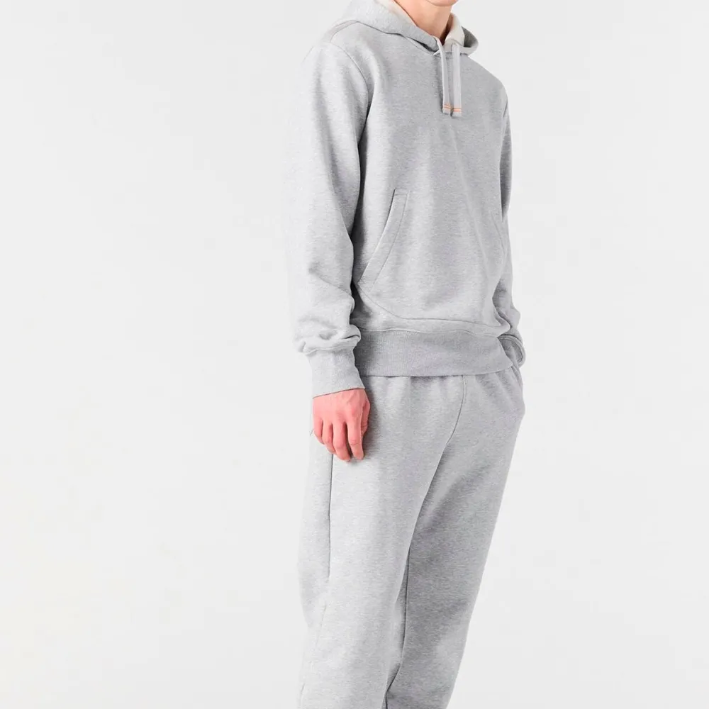Parajumpers Overdele>Everest Hooded Sweatshirt Grey Melange