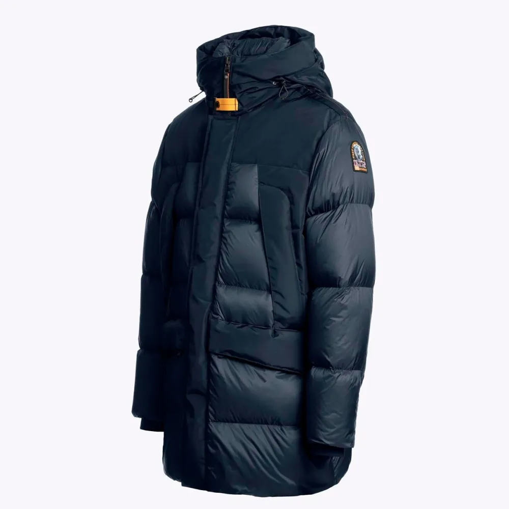 Parajumpers Overtøj>Shedir Hooded Down Parka Blue Navy