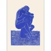 Poster & Frame Andet Boligtilbehør|Illustrationer & Plakater>Maliv - One + One = Three Blue 50x70 cm