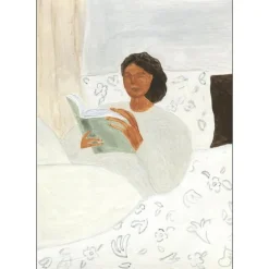 Poster & Frame Illustrationer & Plakater>Morning Read 50x70 cm